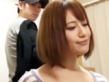 友人の引っ越しを手伝いに行ったら可愛い姉ちゃんを発見したのでレイプ巨乳お姉さん顔射のエロ動画