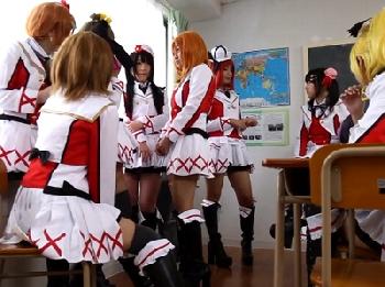 ラブ〇イブコスの美形少女たちが学校のあらゆる場所で乱交しちゃうハーレムスクールライフ♡美少女コスプレ篠宮ゆり小西まりえ南梨央...