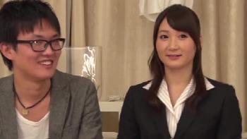 『一緒に卒業させたげる』童貞2人を一気に筆おろしするOL巨乳お姉さん中出しフェラ手コキ3Pのエロ動画