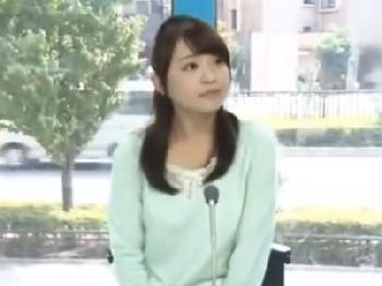 アナウンサー志望の現役女子大生を研修と称してハメる！あまりの気持ち良さに喘ぎ倒す素人美少女中出しのエロ動画