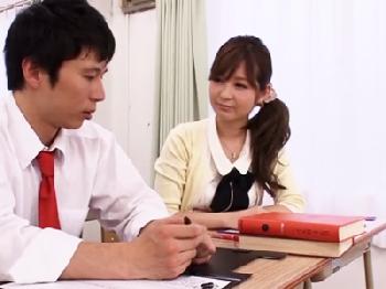 DKのひたむきな想いに心打たれて陰茎を受け入れる美人教師巨乳お姉さん女教師石原莉奈のエロ動画