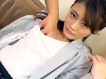 『乳頭気持ちい‥』超敏感体質のスレンダーギャルと中出しハメ撮り!お姉さんのエロ動画