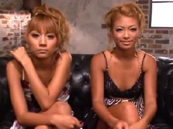 生意気そうな尻軽女黒ギャル2人は複数肉棒で子宮百叩きの上全身精液漬けの刑巨乳中出しぶっかけ乱交RUMIKA桜りおのエロ動画