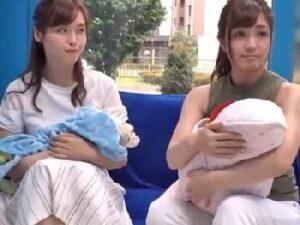 バラエティの撮影と称してナンパした子持ち素人奥さん二人組をまとめてハメる残虐マジックミラーー号エロ企画！！巨乳人妻乱交の無料...