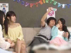 姉の住むシェアハウスを訪れた弟→きれいなお姉さんだらけで我慢出来ず連続中出し交尾開始！巨乳美少女素人レイプの無料エロ動画