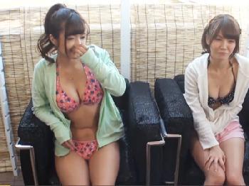 『馬鹿じゃないの！？』大きいオッパイ娘2人を並べて突きまくる光景がエロ過ぎて無許可で種付け射精した結果！巨乳お姉さん美少女素...