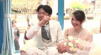 結婚したばかりの花嫁を捕獲してハメるどころか中出しまでする鬼エロ企画！巨乳お姉さん素人人妻の無料エロ動画