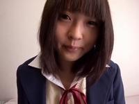彼氏がおらずセクロスしたくなった童顔女子校生の欲求を満たせてあげました！美少女素人の無料エロ動画