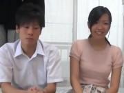 家庭教師の巨乳お姉さんが今日はセクロスな授業をしてくれるようです！素人フェラ童貞の無料エロ動画