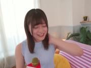 女子アナウンサーになりたい巨大バスト美形少女がニコニコ笑顔で挿入して絶頂アくメ！巨乳美少女フェラぶっかけの無料エロ動画