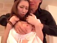 ダメと分かっていても義兄の巨大ペニスから離れられない巨乳妻痴女人妻近親相姦のエロ動画