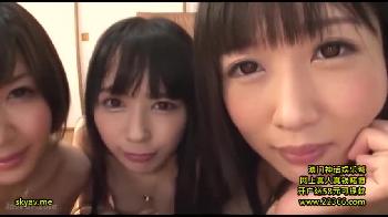 4人の痴女に逆婦女暴行されて精液タンクが空になりもうした。美少女中出し乱交のエロ動画