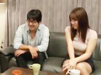 義弟の勃起肉棒に欲情した巨乳妻が巨大チンポを挿入されマジ絶頂！人妻パイパン中出し近親相姦のエロ動画