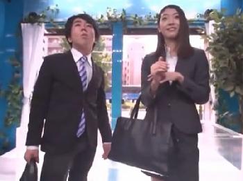 お金の魔力に負けて男女混浴しちゃう上司と部下→流れで中出し交尾展開素人お姉さんOLのエロ動画