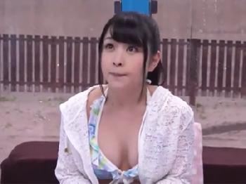 『イグイグイくゥゥ！』アニメ声美形少女が騙されて鬼ピスハメされて絶叫アクメ巨乳美少女ロリ水着中出しナンパのエロ動画