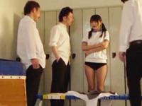 男子生徒たちにツインテ＆ブルマ女子校生が婦女暴行される最近の学園の実態美少女顔射レイプ3P乱交つぼみのエロ動画