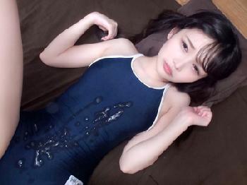 リアルドールみたいな美形少女にスクール水着着せて着衣セックス美少女ロリパイパンのエロ動画