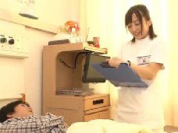 看護師さんのパン筋がエロ過ぎて我慢できずに即挿入する患者巨乳お姉さん看護婦中出しのエロ動画