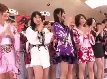 伝説のあのエロ企画！きれいなお姉さん勢ぞろいの酒池肉林であちらこちらで大乱交！巨乳美少女のエロ動画