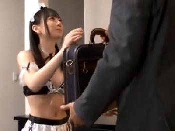 メイド美形少女にご褒美肉棒をぶち込むのはご主人様の義務なんです美少女ロリコスプレ顔射のエロ動画