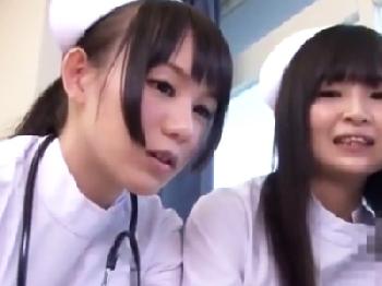 『本当に小さい陰茎ですねぇ‥』罵倒しながら患者の祖チンから精液抜き取る看護師美少女看護婦手コキのエロ動画