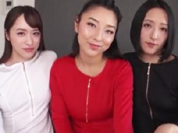 ド淫乱なお姉さん軍団が艶めかしい舌で全身リップ！マゾ男の精液を根こそぎ搾取巨乳痴女M男フェラ手コキのエロ動画