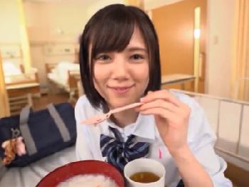 入院中の彼氏の見舞いに来てたっぷり溜め込んだ情欲を解消してくれる可愛い女子校生彼女巨乳美少女のエロ動画