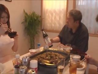 ビックおっぱい奥さんの仁科百華が弱みを握られ実の父親に犯される巨乳人妻顔射フェラ近親相姦レイプのエロ動画