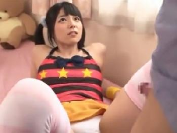 『もう終わりっ！』生意気な口を利いてくる幼顔妹を威厳を持ってブチ犯し美少女ロリ近親相姦上原亜衣のエロ動画