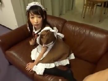 エッロい顔したメイドがやっぱり誘惑してきて濃密欲情パコお姉さん痴女コスプレ中出し蓮実クレアのエロ動画