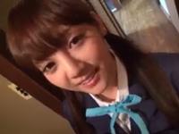 「お兄ちゃん‥飲んでもいい？」ブラザーコンプレックス妹が自宅廊下でフェラチオ奉仕女子校生美少女ロリ痴女近親相姦みづなれいのエ...