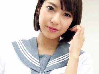 残虐な校則で透け透けの制服着用を命じられた美形少女女子校生がハメ倒される美少女顔射3Pのエロ動画