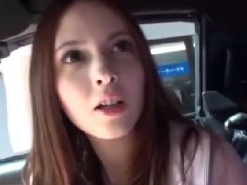 ベッキー似のハーフギャルと温泉旅行→日が沈む前から露天温泉でイチャパコ巨乳お姉さん露出のエロ動画