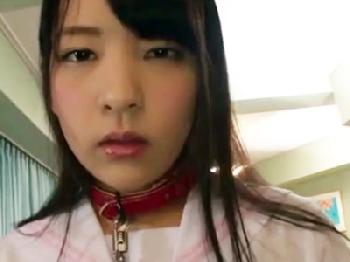 制服姿の幼顔美形少女あべみかこが鬼突きピストンで連続オーガズムオーガズム女子校生美少女ロリ顔射フェラのエロ動画