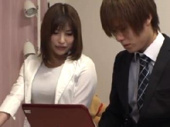 『だ、だめだよ…』イケメン部下を自宅に泊めて…止められなくなったオフィスレディの色欲痴女OLのエロ動画