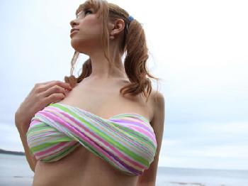 南国から来ただけあってスーパーBODYのハーフ系美形少女がデビュー巨乳美少女デビュー作ティアのエロ動画