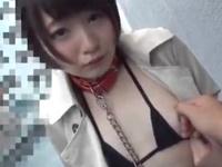 「私を無茶苦茶にしてくださぃ」彼氏にド淫乱な格好をさせられ寝取られる美形少女美少女顔射乱交のエロ動画