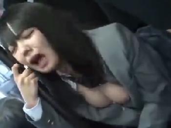 鬼畜男に痴漢されて抵抗できずにそのままペニスハメられてしまう制服女子校生美少女レイプのエロ動画