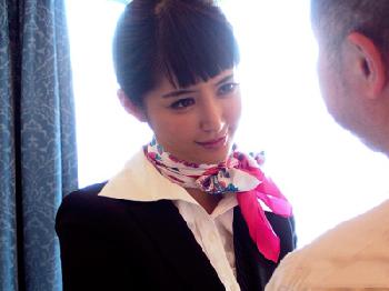 実は高級売春クラブに在籍している高嶺の花のCA巨乳お姉さんパンスト麻生希のエロ動画