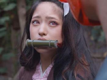 鬼になってしまった妹を元に戻すため膣内に妖力放出！！美少女コスプレ中出し近親相姦のエロ動画