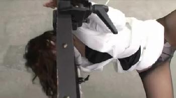 パンストオフィスレディを拘束して陵辱気味の鬼畜ファック！OLレイプのエロ動画