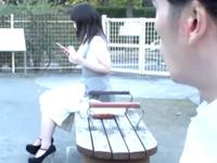 公園で見つけた美人女子大生の後をつけて家に押し込み陵辱巨乳お姉さんレイプのエロ動画