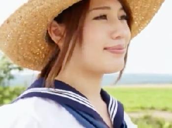 「絶対ヤです！」ドライブ中の女子校生を野外に連れ出し青姦レイプ巨乳美少女露出のエロ動画