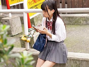 ツンツンしてる女子校生が生姦の快楽の虜になって涙目おねだり！美少女パイパン中出しあべみかこのエロ動画