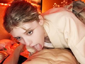 金髪北欧美人の若女将が温泉旅館で客に徹底的に尽くすおもてなし猛烈ファック！お姉さん中出しフェラパイズリのエロ動画