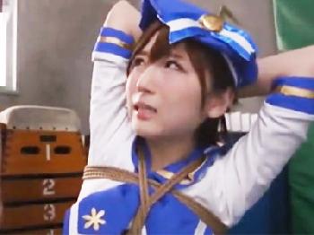 『先輩やめてぇ‥』演劇部の後輩のコスプレ衣装に欲情した先輩が暴走レイプ美少女イラマチオのエロ動画