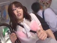 「いやっ‥やめてぇ‥」色白奥さんがバス内で集団痴漢陵辱被害に！お姉さん人妻顔射レイプ乱交のエロ動画