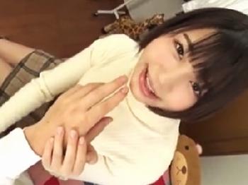 「どんどんおっきくなってるよ？」初めてできた彼女とイチャイチパコ三昧女子校生美少女フェラのエロ動画