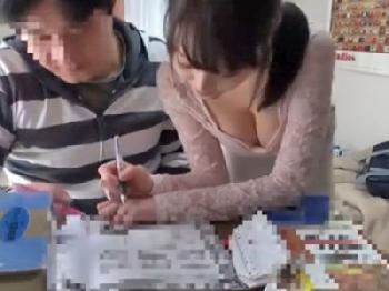 生徒に谷間を見せつけてたら中出し凌辱されちゃった家庭教師お姉さんレイプのエロ動画