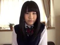 『いっぱい中出しして下さい‥』受精したがりなド性的変態女子校生の肉厚マンコをズボハメ→大人精液を膣奥中出し！巨乳ロリのエロ動...